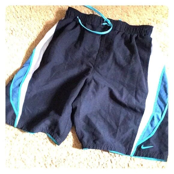 Nike Tropical Print Swim Trunks - Picture 1 of 11